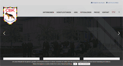 Desktop Screenshot of cbk-security.de